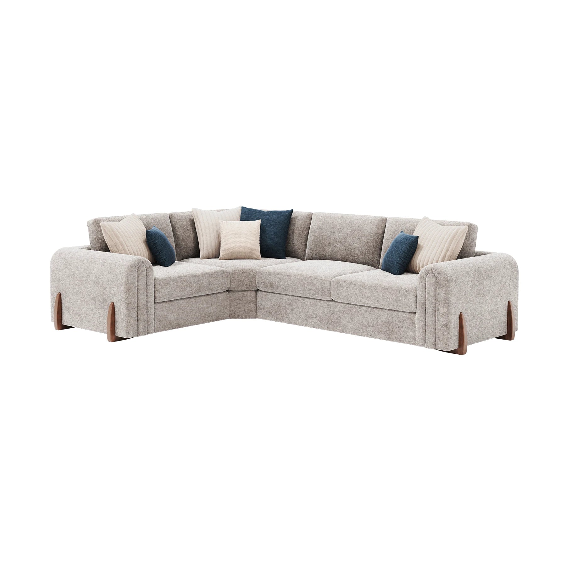 Cavendish 2 Corner 1 Fabric Sofa, 2 Seat on Right Hand Side and 1 Seats on Left Hand Side