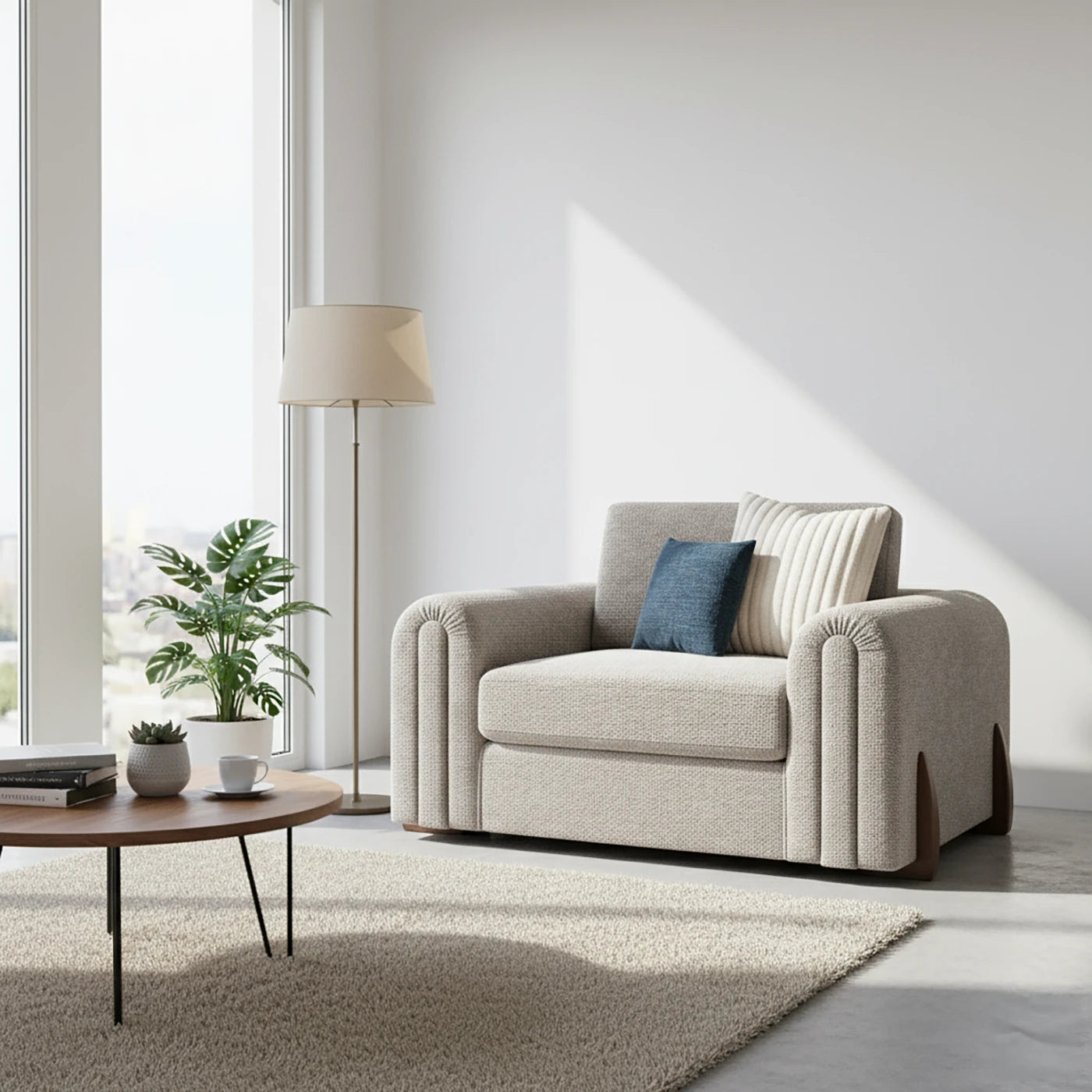 Cavendish Fabric Love Chair - Pendle Village Furniture