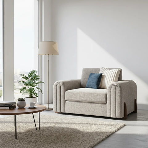 Cavendish Fabric Love Chair - Pendle Village Furniture