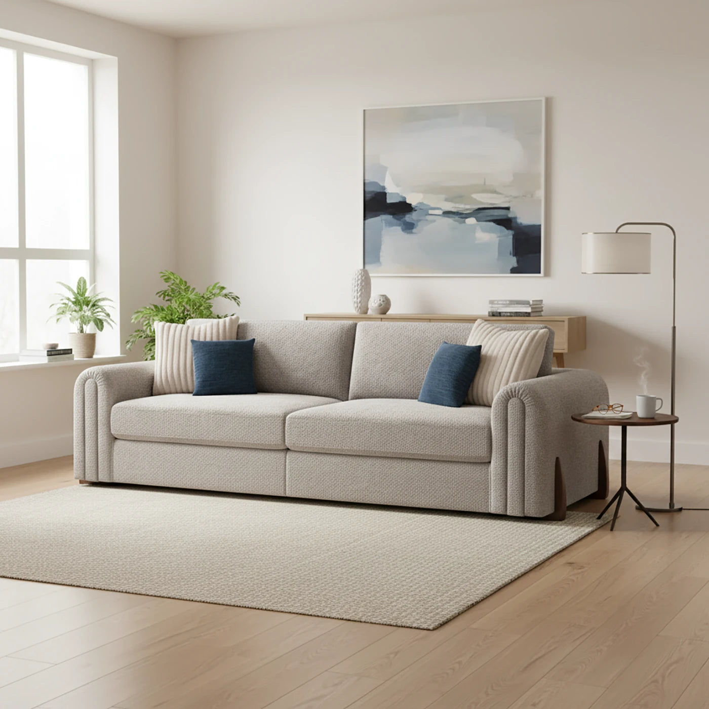 Cavendish 3 Seater Fabric Sofa - Pendle Village Furniture