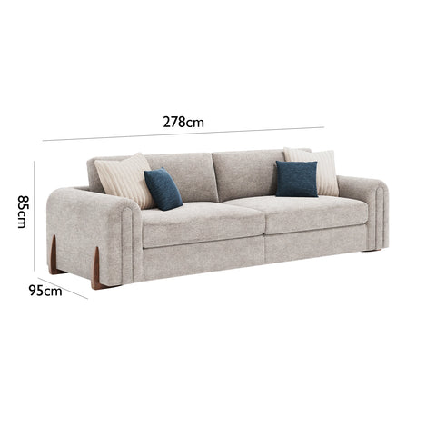 Cavendish Large Grand Fabric Sofa - Pendle Village Furniture