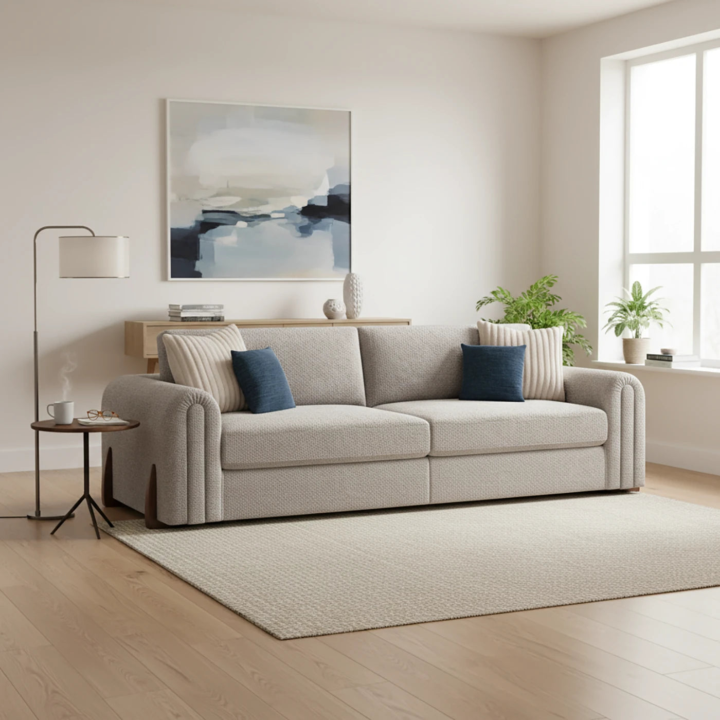 Cavendish 3 Seater Fabric Sofa - Pendle Village Furniture