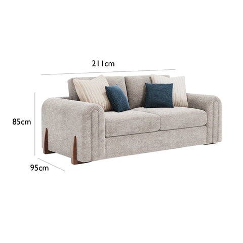 Cavendish 2 Seater Fabric Sofa - Pendle Village Furniture