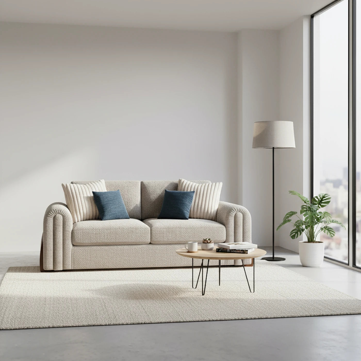 Cavendish 2 Seater Fabric Sofa - Pendle Village Furniture