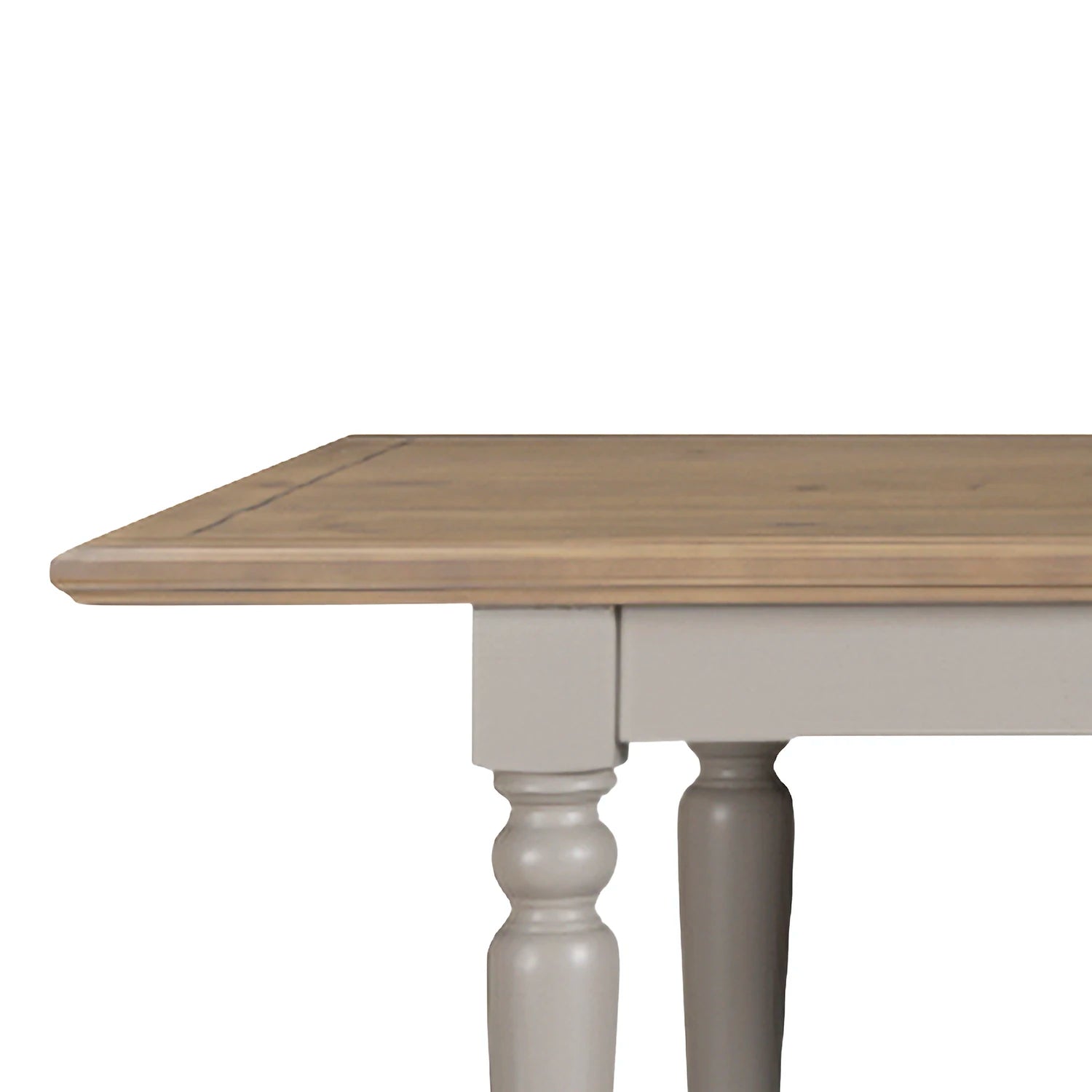 Close up of Table top of Chateau Rustic 200-250cm Extension Dining Table