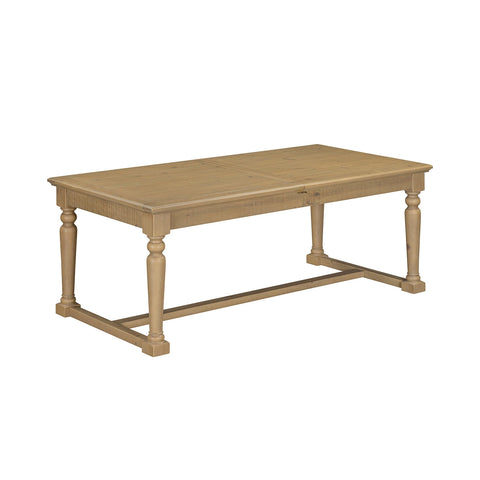 Shop the Chateau Rustic dining table  Solid pine extending dining with timeless farmhouse style.
