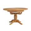 Extended view of Chatsworth Oak Round Extending Dining Table