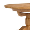 Close-up of a Chatsworth Oak Round Extending Dining Table