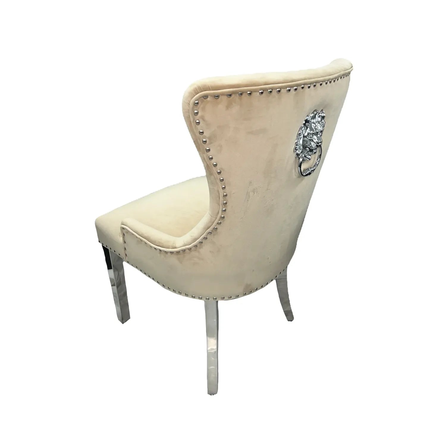 Bentley Cream Top Marble Dining Table with Knocker Chairs - Pendle Village Furniture