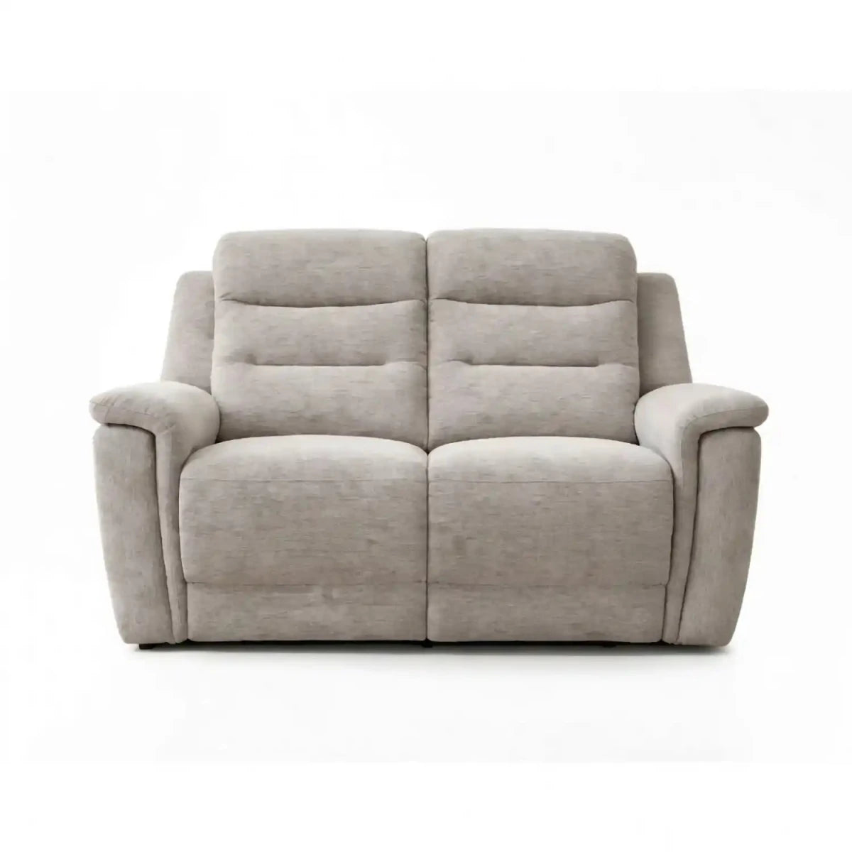 Chicago 2 Seater Power Recliner Fabric Sofa Front View
