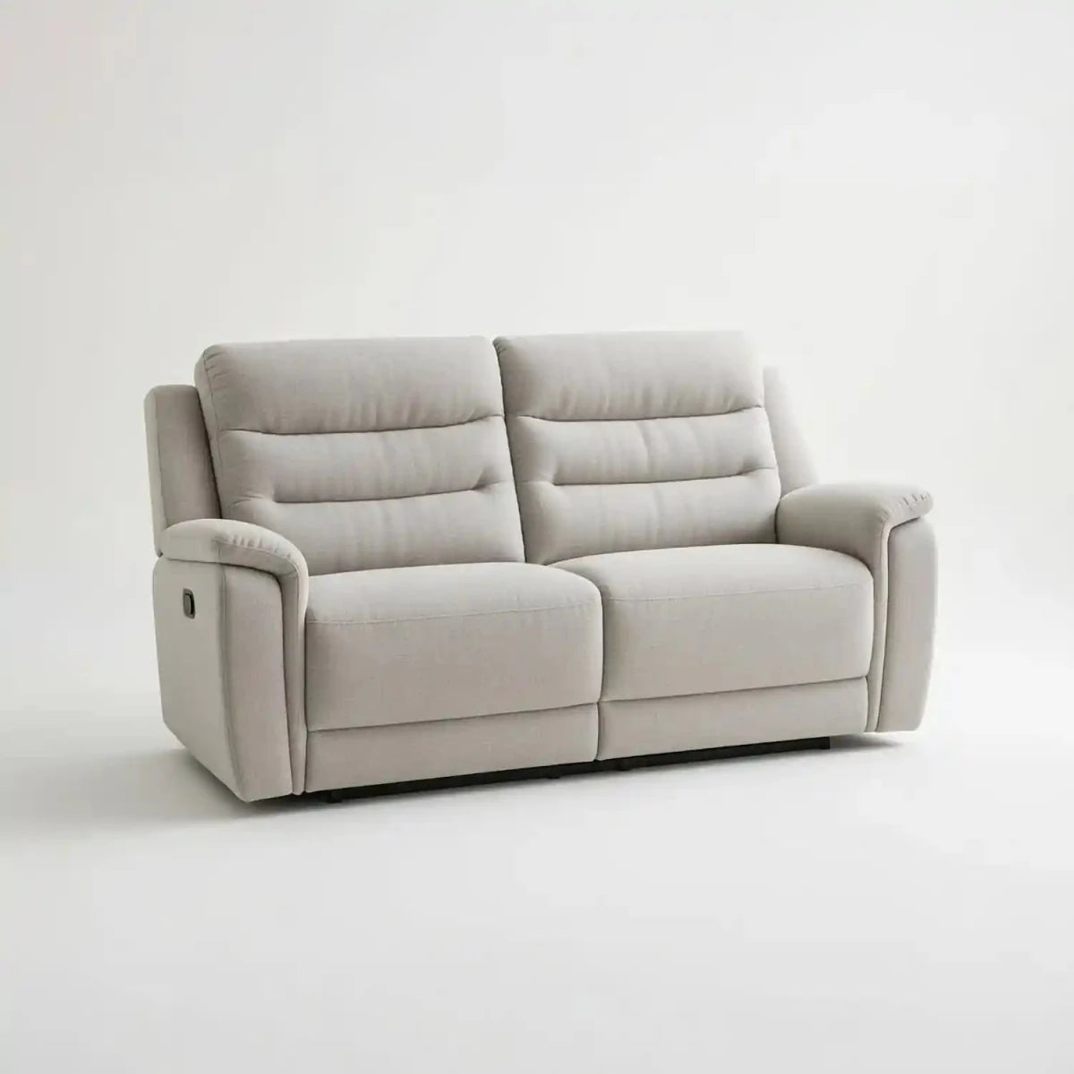Chicago 3 Seater Power Recliner Fabric Sofa Front View