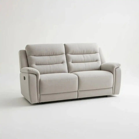 Chicago 3 Seater Power Recliner Fabric Sofa Front View