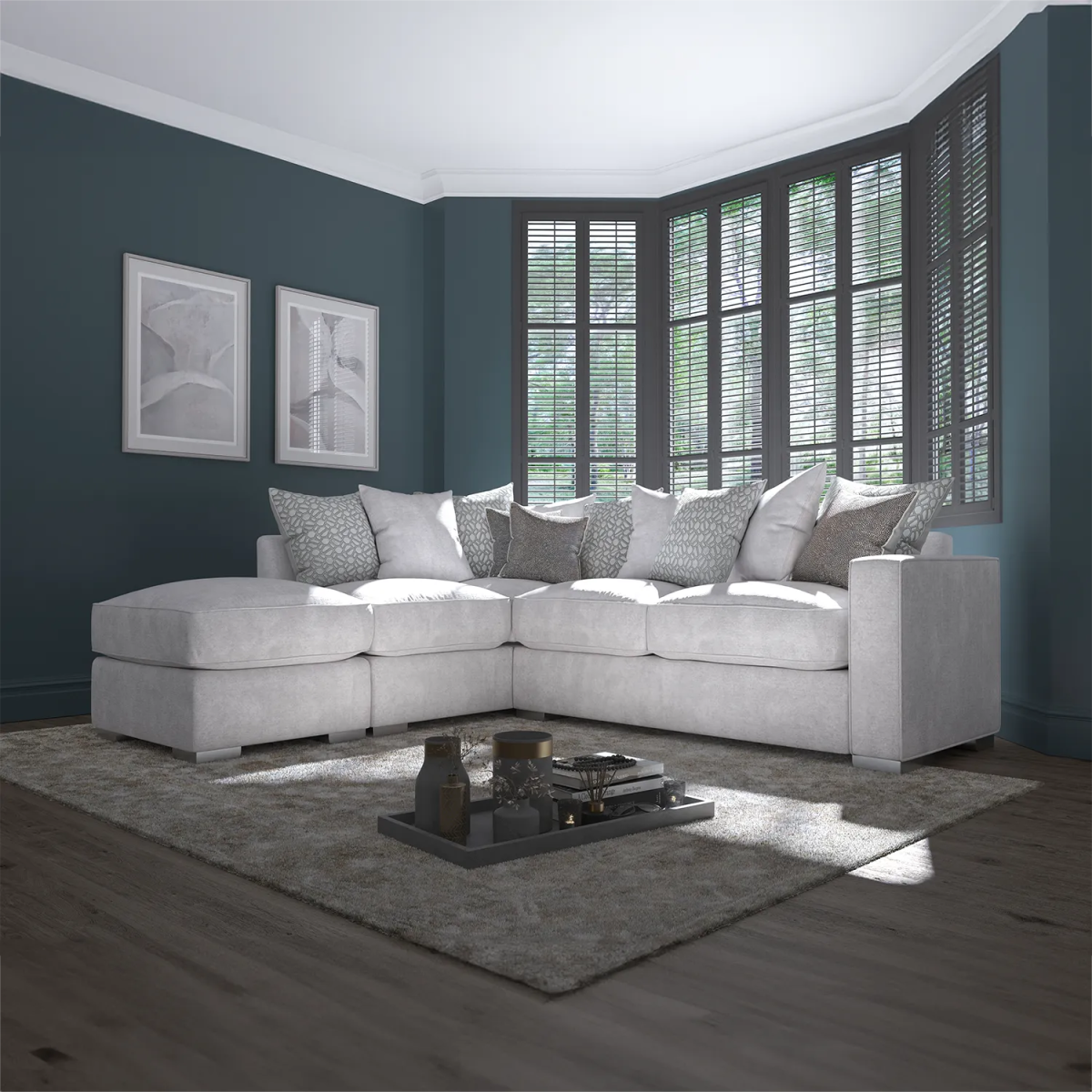 Chloe Corner Chaise Sofa Group - Pendle Village Furniture