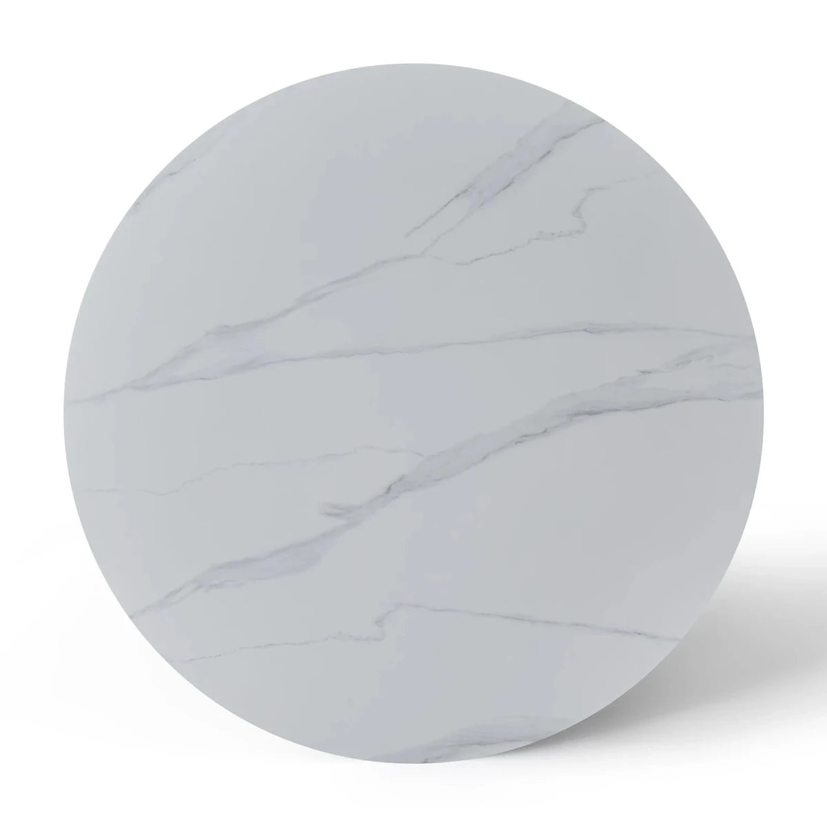 Ciro Black White Round Dining Table 120cm- Table Top