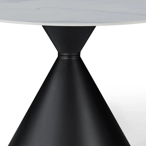 Contemporary 120cm round dining table design