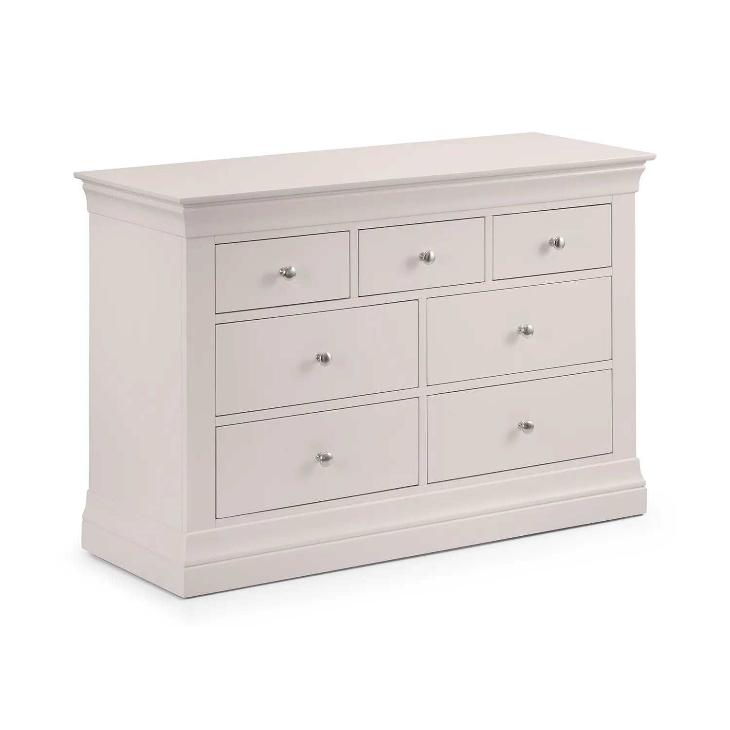 Claremont 4+3 Drawer Chest - White