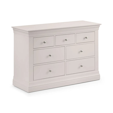 Claremont 4+3 Drawer Chest - White