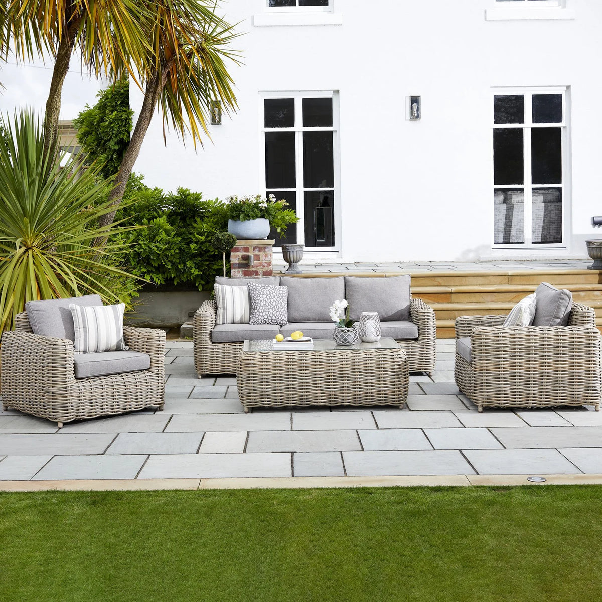 Bellagio 5 Seater Outdoor Furniture Set - Weather Resistant