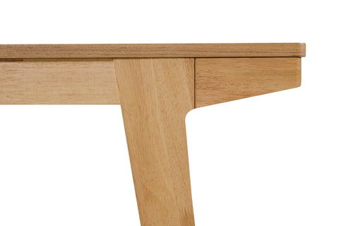 Parker 160cm Light Oak Dining Table Set - Detailing 