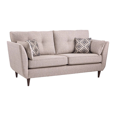 Crawley Alanah 2 seater fabric sofa with high legs and modern design.