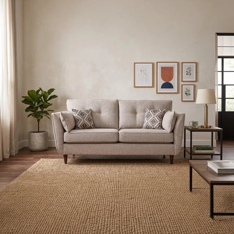 Crawley Alanah 3 seater sofa with firm seating and modern design.