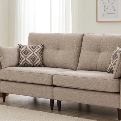 Crawley Alanah 4 seater with geometric cushions and contemporary look.
