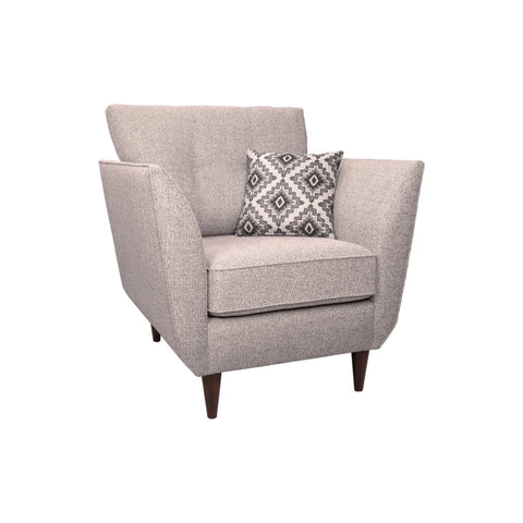 Crawley Alanah fabric chair with firm seating and modern design.