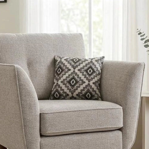 Crawley Alanah chair with geometric cushion and elegant design.