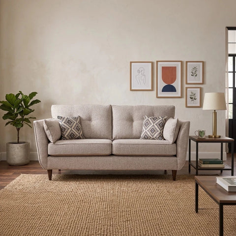 Crawley Alanah 3 seater sofa with firm seating and modern design.