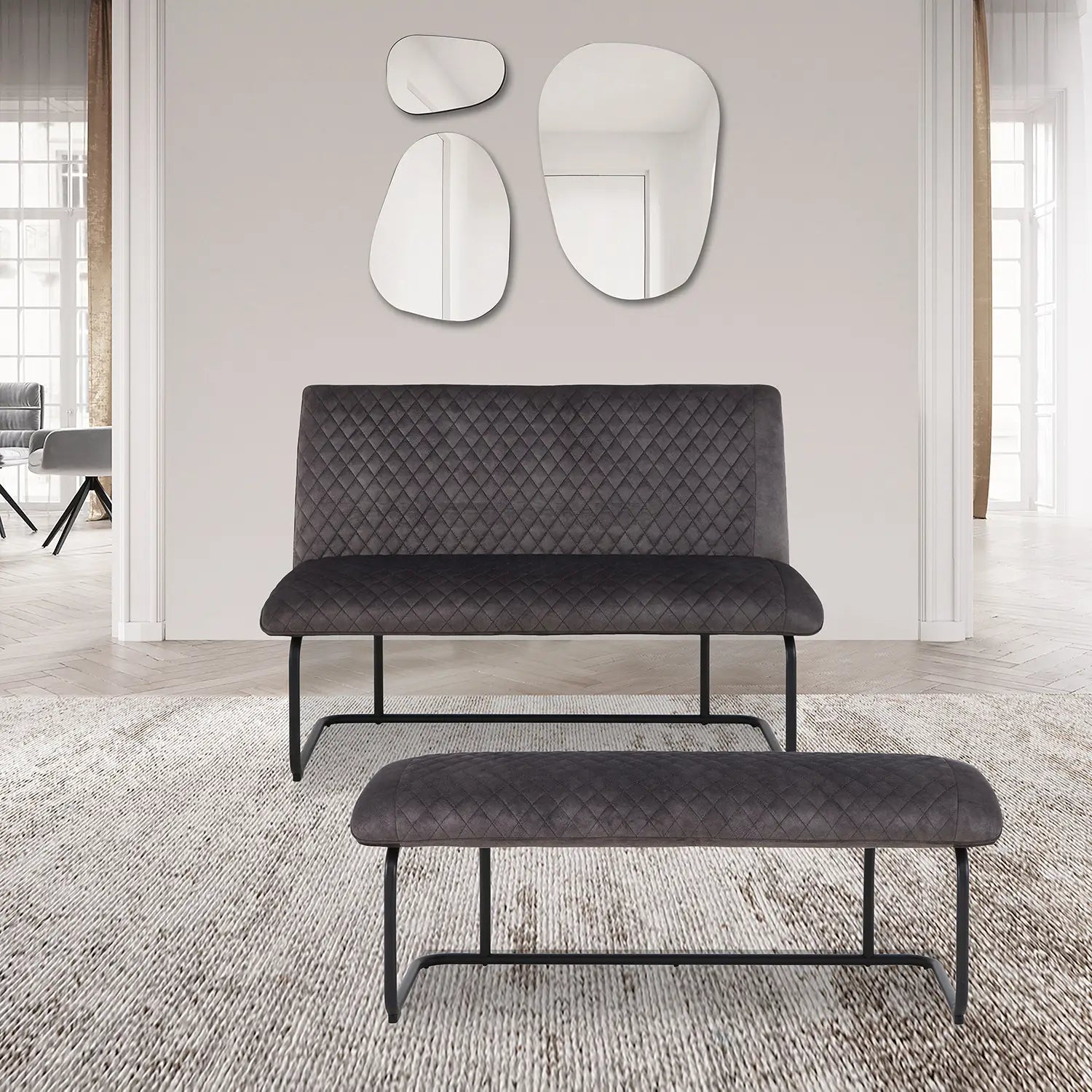 Furniture Village Dining Room Bench And Chair Set Saigon Extending