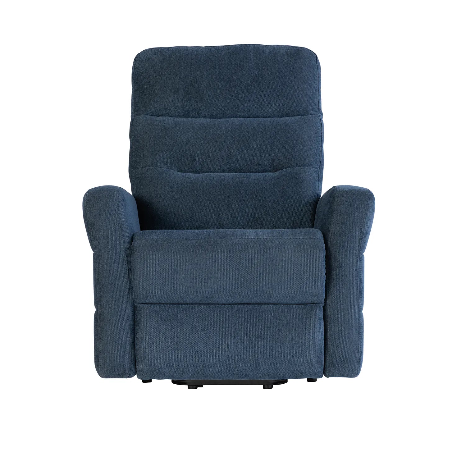 Crewe Blue Fabric Tilt and Rise Electric Recliner Chair - Pendle Village Furniture