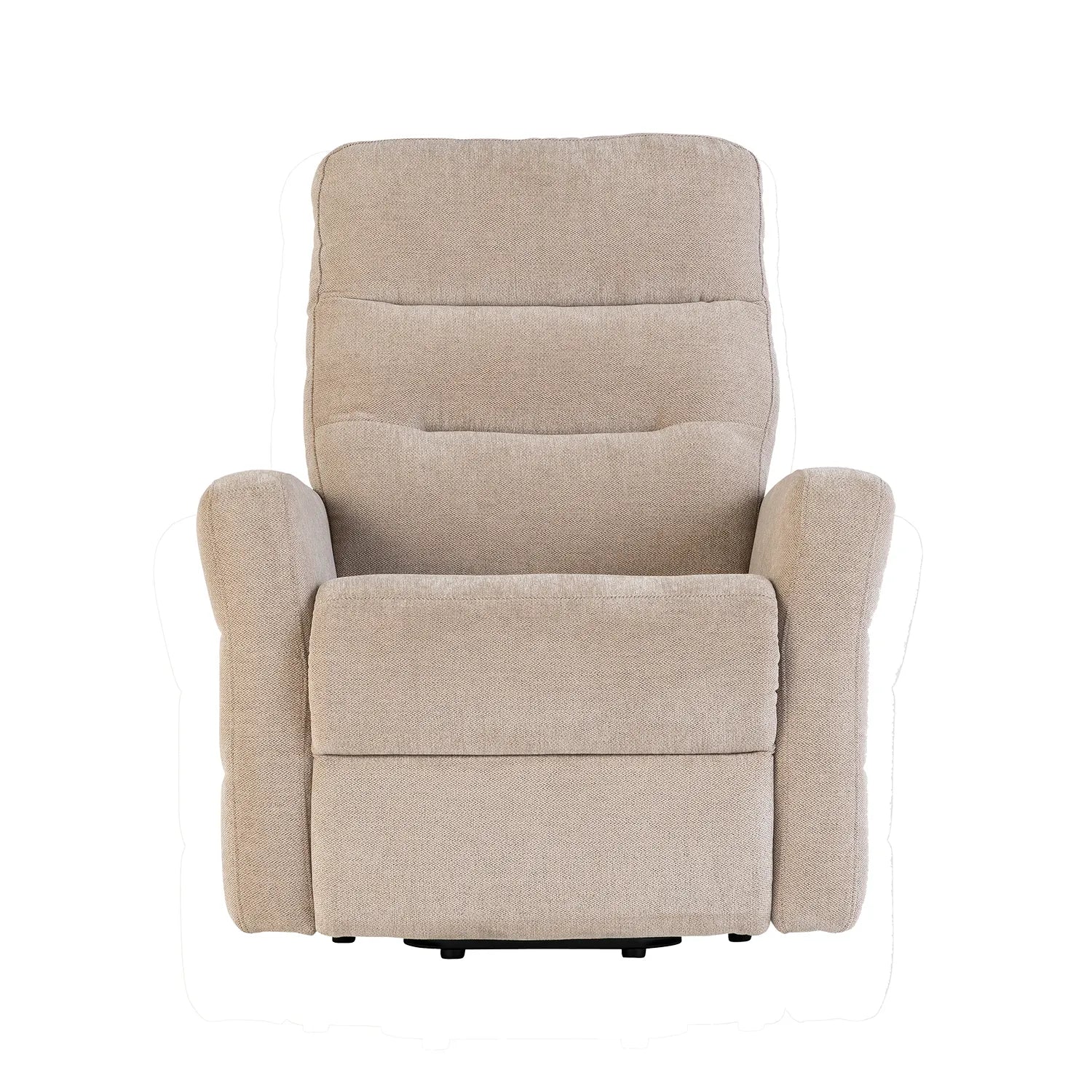 Crewe Mink Fabric Tilt and Rise Electric Recliner Chair - Pendle Village Furniture