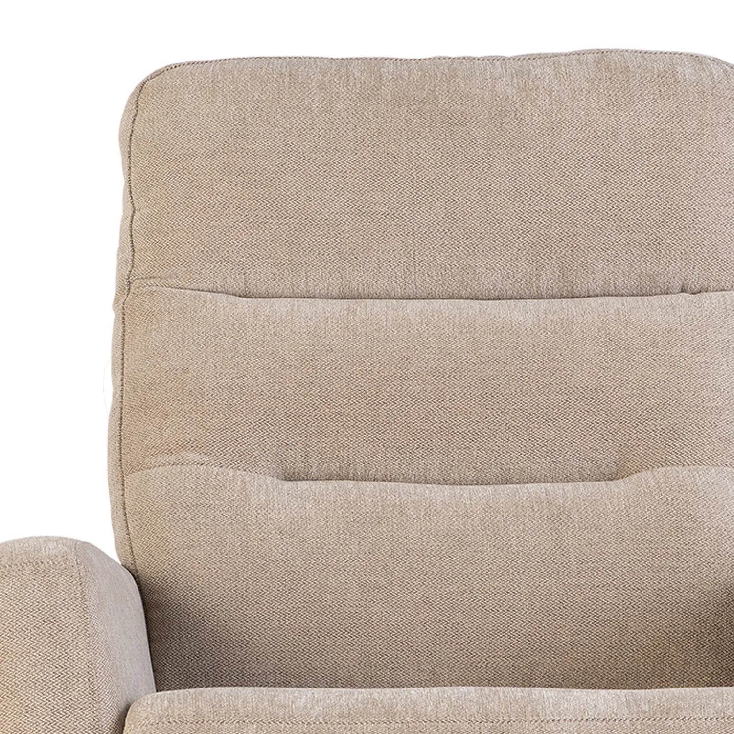 Crewe Mink Fabric Tilt and Rise Electric Recliner Chair - Pendle Village Furniture