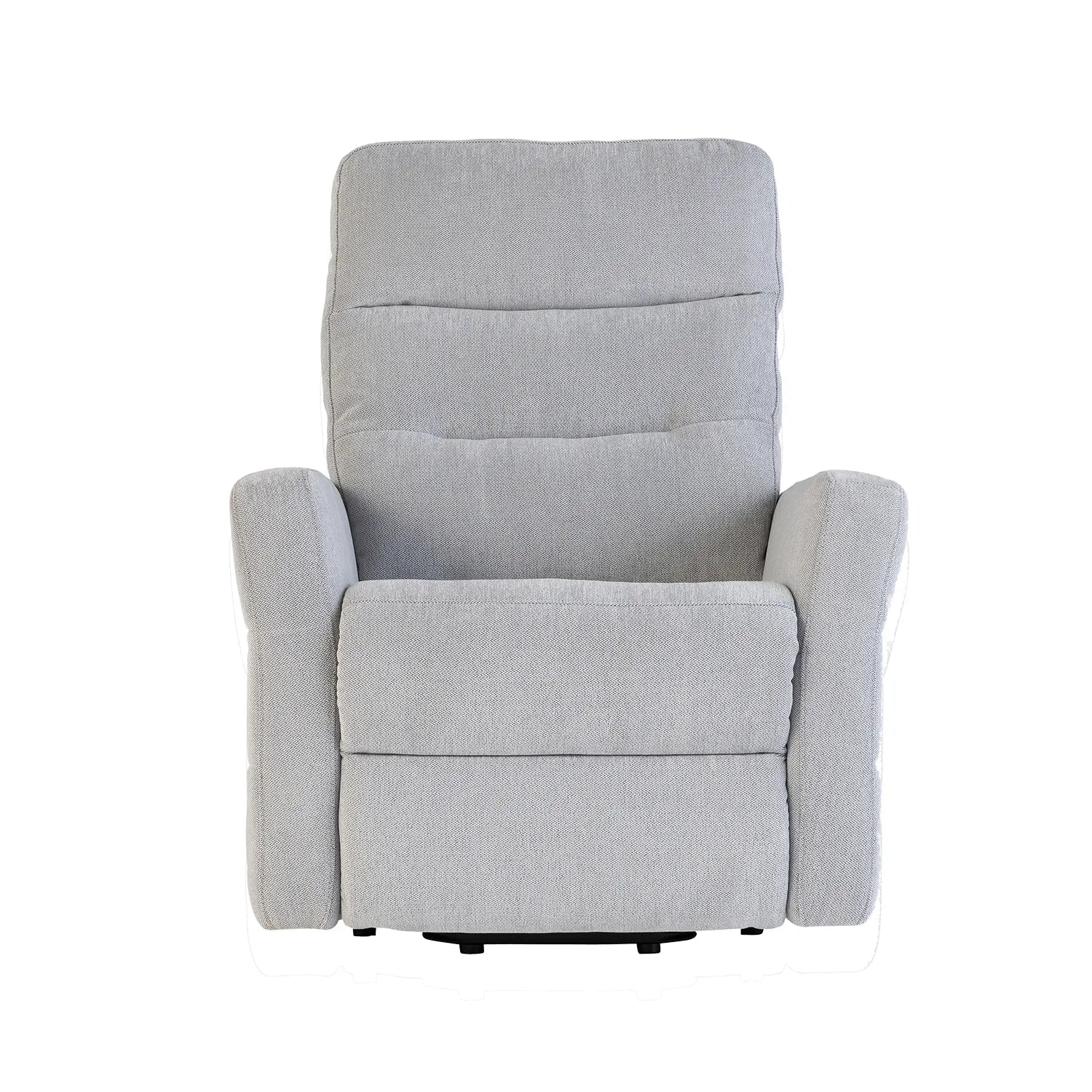 Crewe Silver Fabric Tilt and Rise Electric Recliner Chair - Pendle Village Furniture