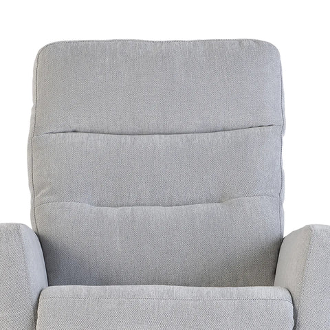 Crewe Silver Fabric Tilt and Rise Electric Recliner Chair - Pendle Village Furniture