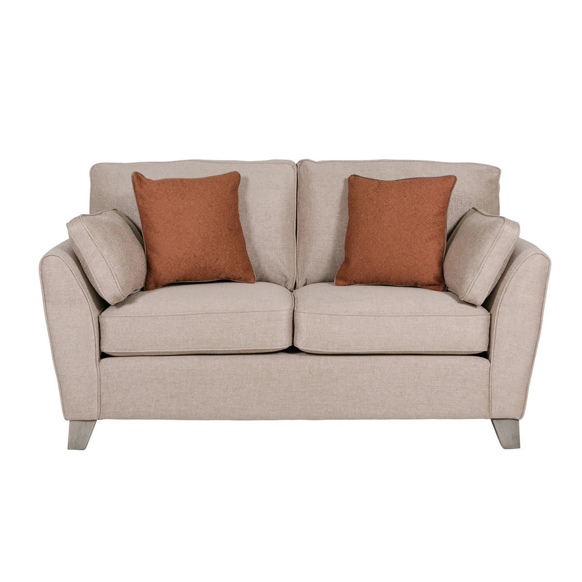 Cromwell Blue Linen Fabric Sofabed. Choose from Light Grey, Biscuit and Blue - Sofabed in Biscuit Fabric