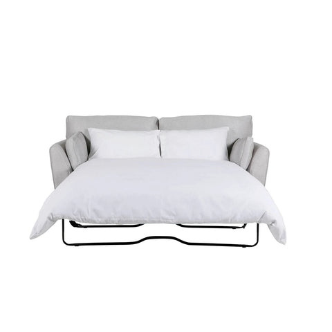 Cromwell Light Grey Linen Fabric Sofabed - Pendle Village Furniture