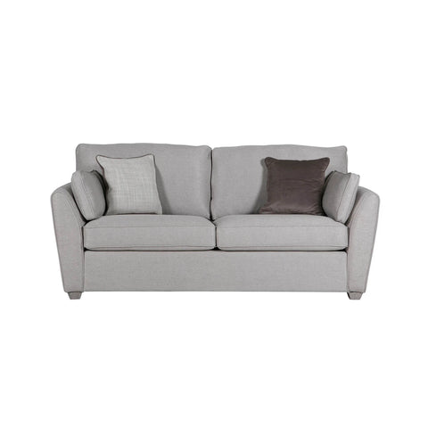 Cromwell Biscuit Linen Fabric Sofabed. Choose from Light Grey, Biscuit and Blue - Sofabed in Grey