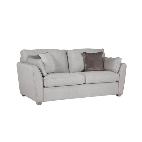 Cromwell Blue Linen Fabric Sofabed. Choose from Light Grey, Biscuit and Blue - Light Grey Sofabed