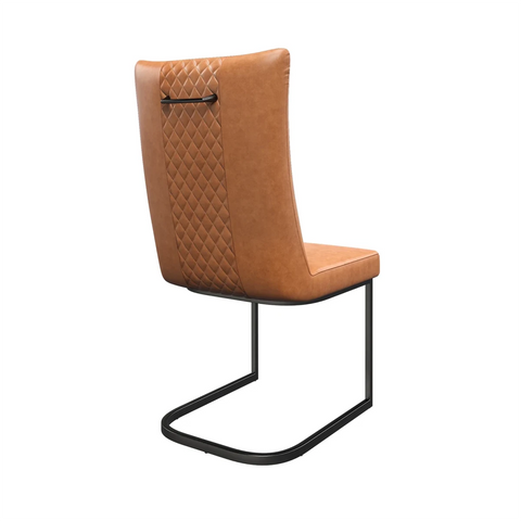 Cuneo Tan Faux Leather Dining Chairs –  Buy in a Set of 4, 6 or 8