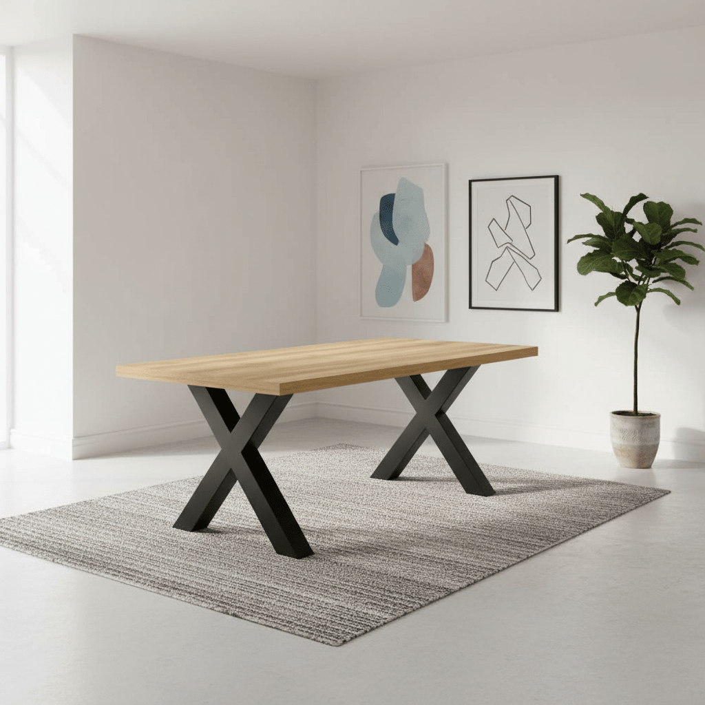Hilton 180cm Light Oak Effect Dining Table