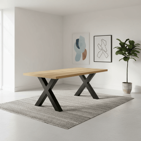 Hilton 180cm Light Oak Effect Dining Table