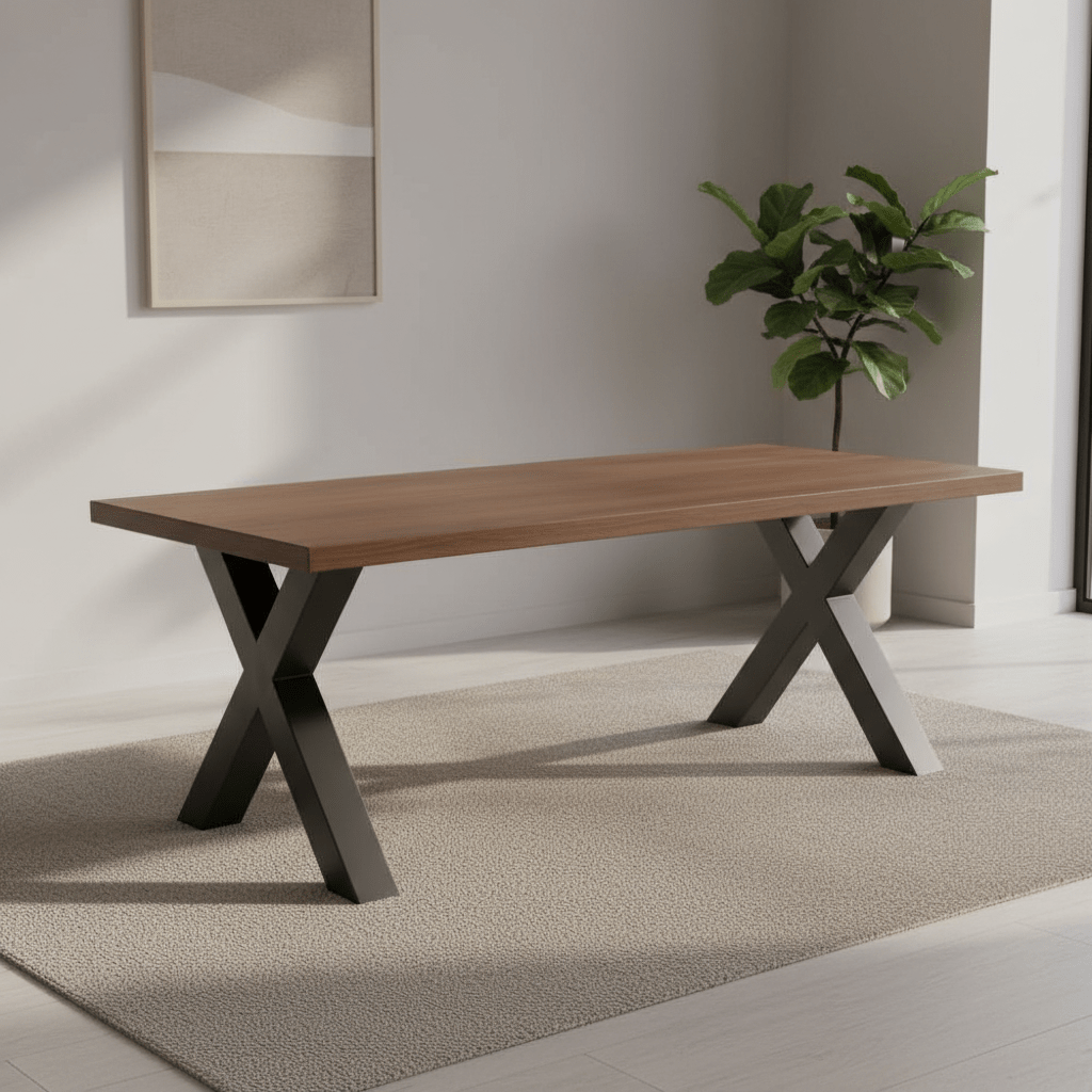Hilton 220cm Smoked Oak Effect Dining Table