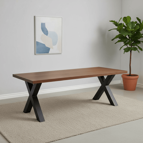 Hilton 180cm Smoked Oak Effect Dining Table