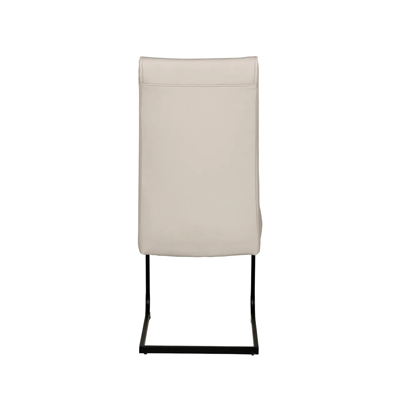 Set of 4 Delta Natural Dining Chairs with Black Legs - Pendle Village Furniture