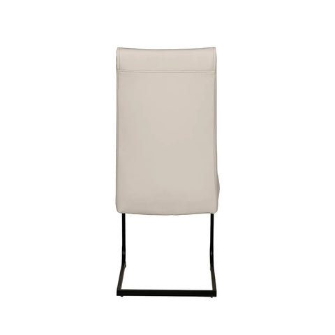 Set of 4 Delta Natural Dining Chairs with Black Legs - Pendle Village Furniture