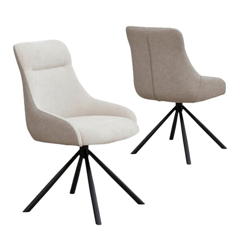 Beatrix Swivel Dining Chairs – Set of 4, 6 or 8