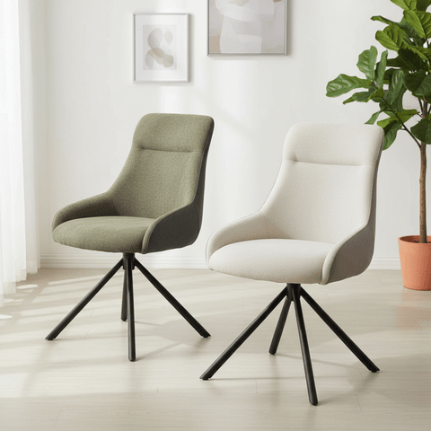 Beatrix Swivel Dining Chairs – Set of 4, 6 or 8