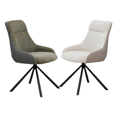 Beatrix Swivel Dining Chairs – Set of 4, 6 or 8