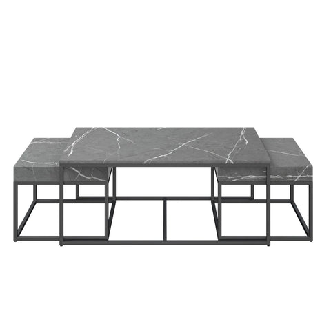 Set of 3 Coffee Tables for Large Living Room